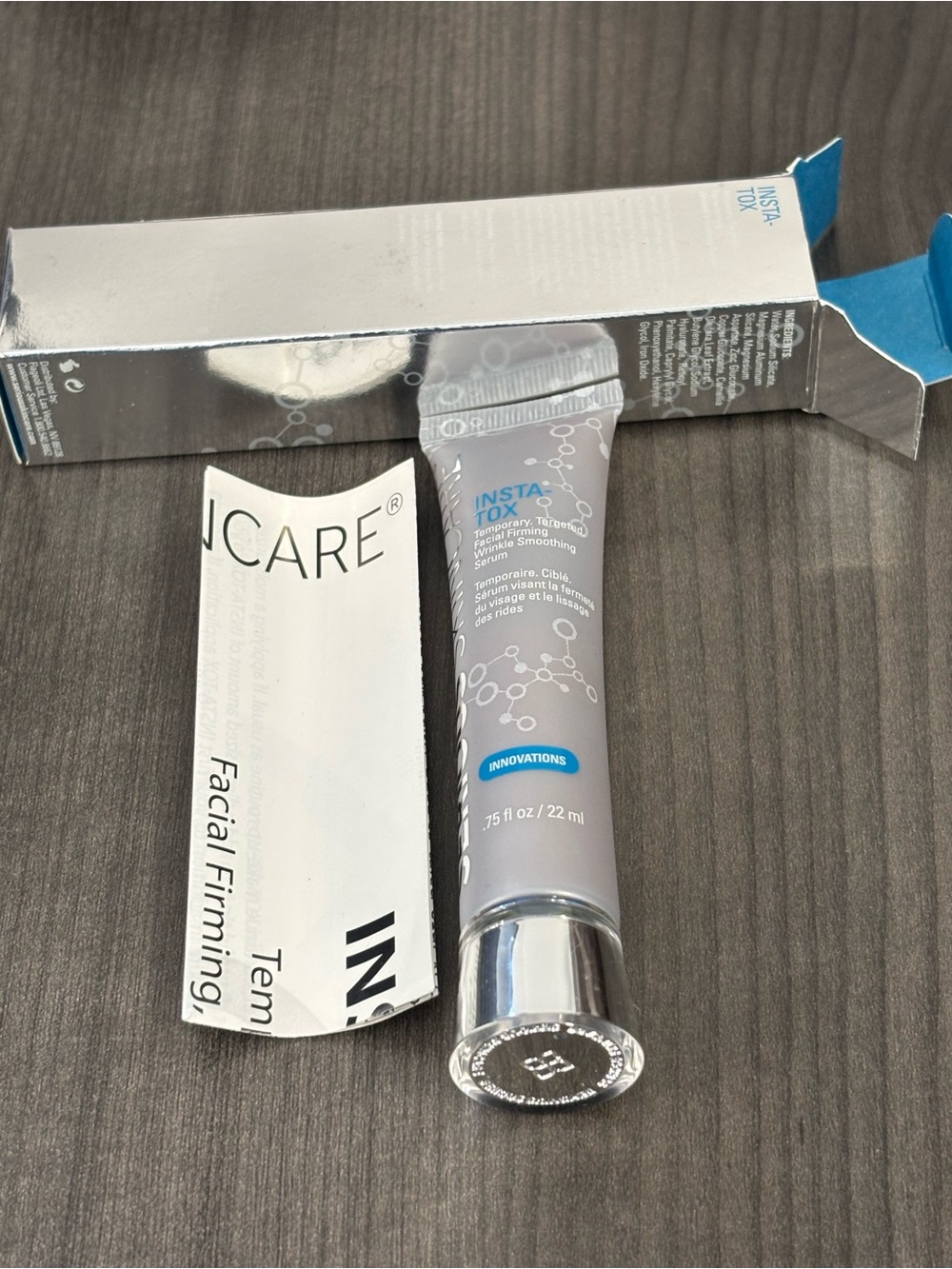 Serious Skincare Insta-Tox Facial Firming Wrinkle Smoothing Serum .75fl.oz NIB - Picture 2 of 3